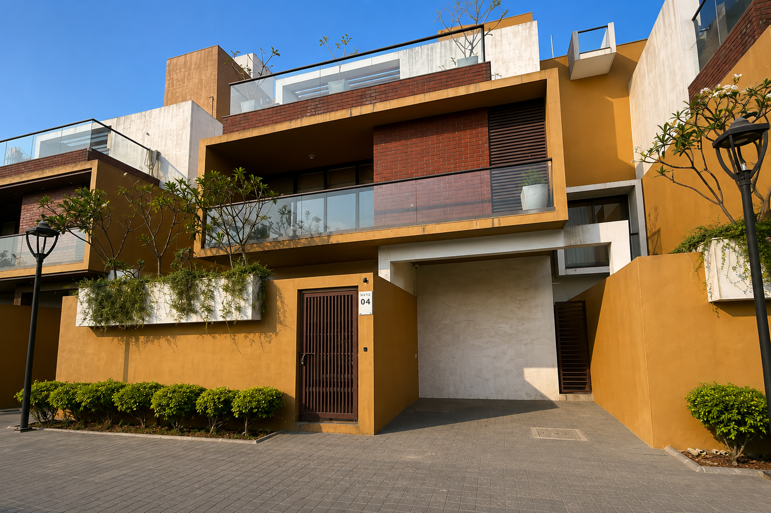 VIDA 360 bungalow elevation and private entrance
